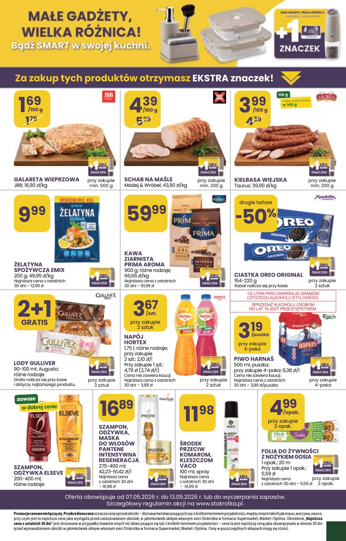 Stokrotka - Stokrotka Supermarket akcijų leidinys 40 puslapis