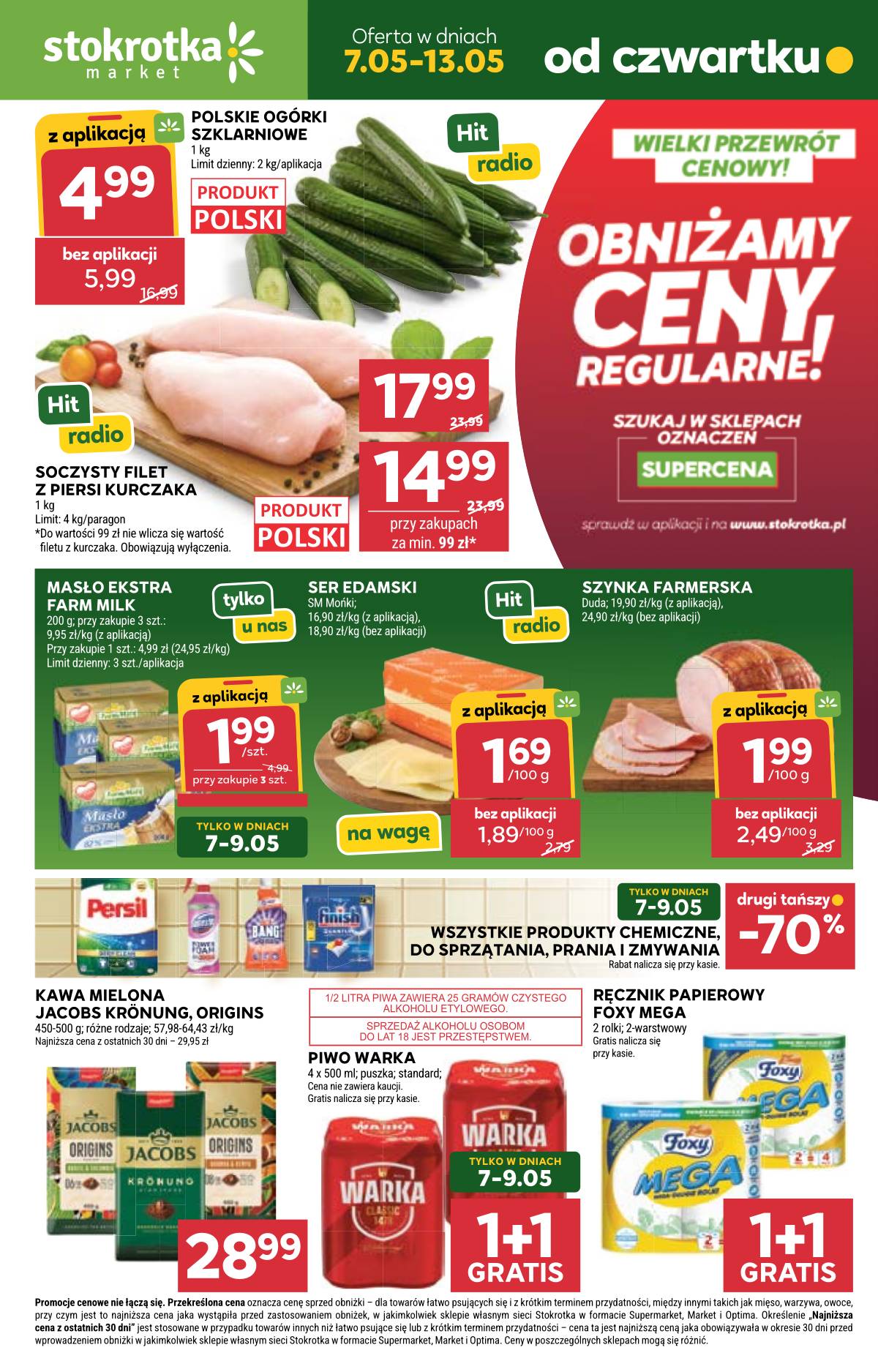 Stokrotka - Stokrotka Market akcijų leidinys 1 puslapis