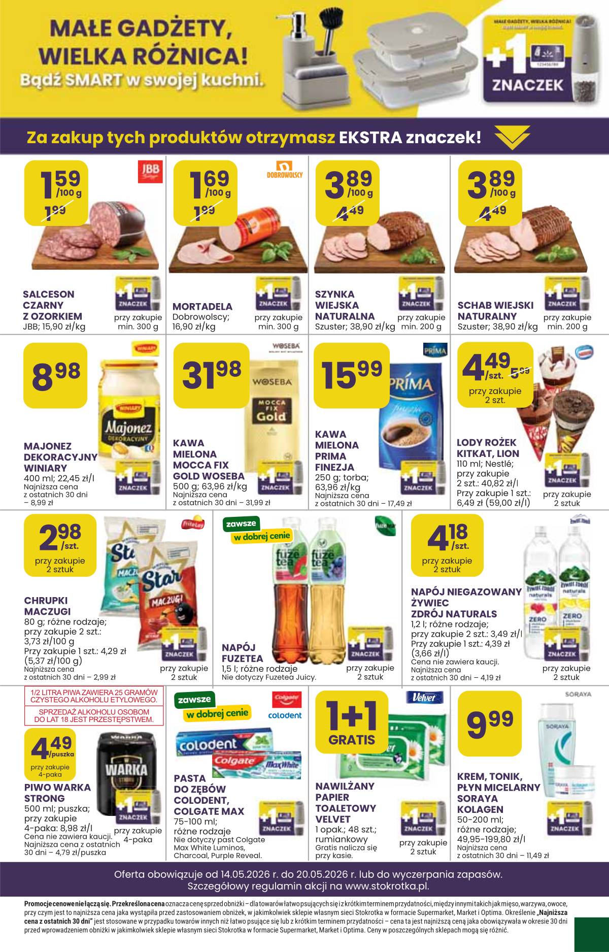 Stokrotka - Stokrotka Supermarket akcijų leidinys 6 puslapis