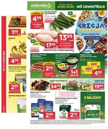 Stokrotka - Stokrotka Supermarket akcijų leidinys 2026-05-21 – 2026-05-27