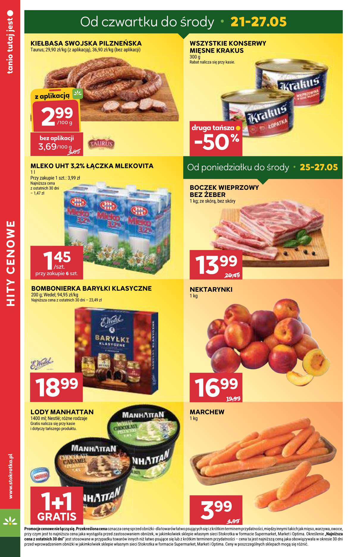 Stokrotka - Stokrotka Supermarket akcijų leidinys 4 puslapis