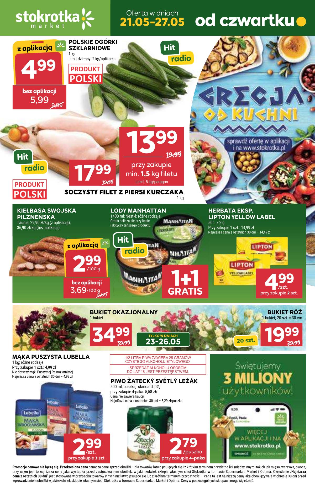 Stokrotka - Stokrotka Market akcijų leidinys 1 puslapis
