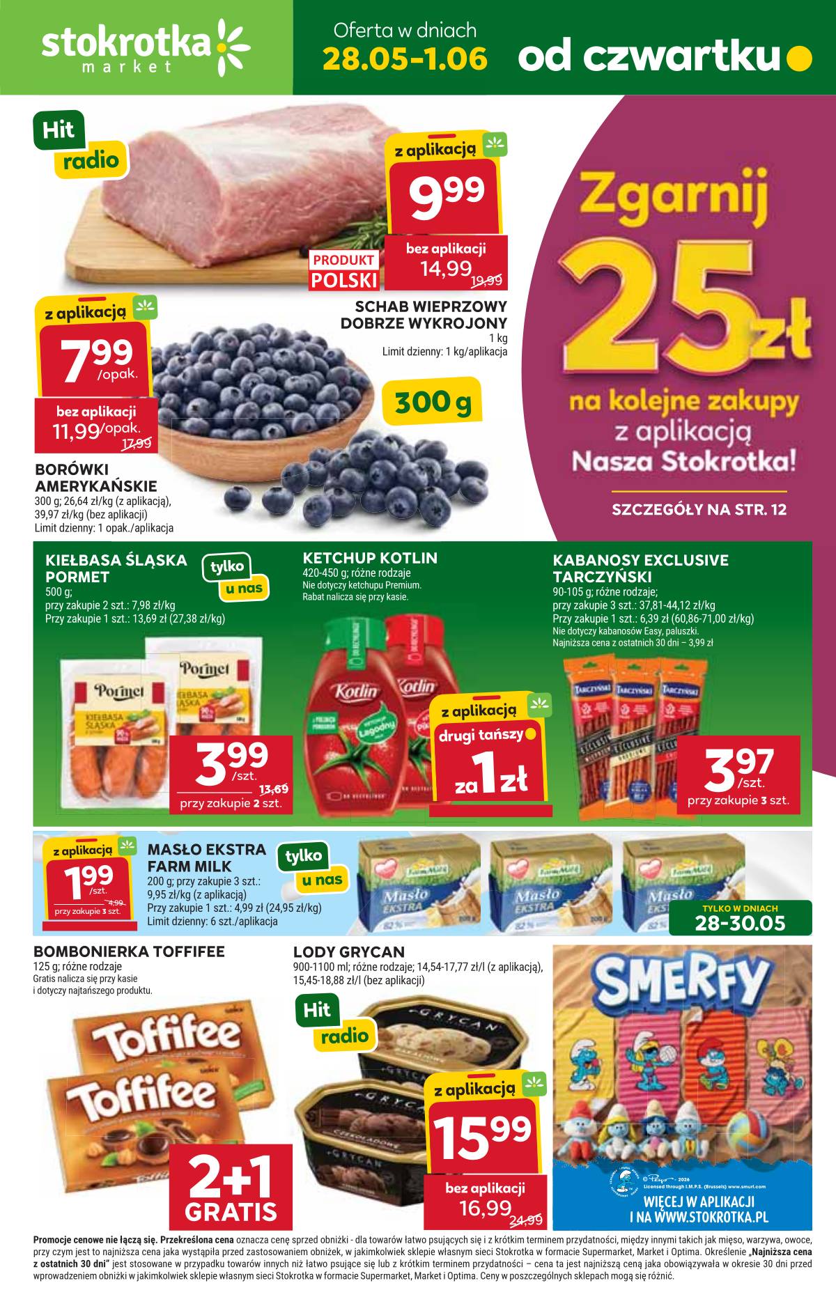 Stokrotka - Stokrotka Market akcijų leidinys 1 puslapis