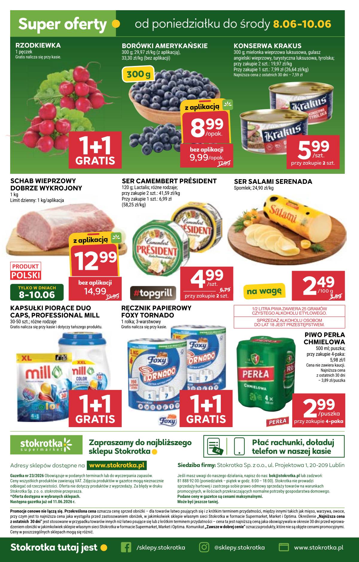 Stokrotka - Stokrotka Supermarket akcijų leidinys 36 puslapis