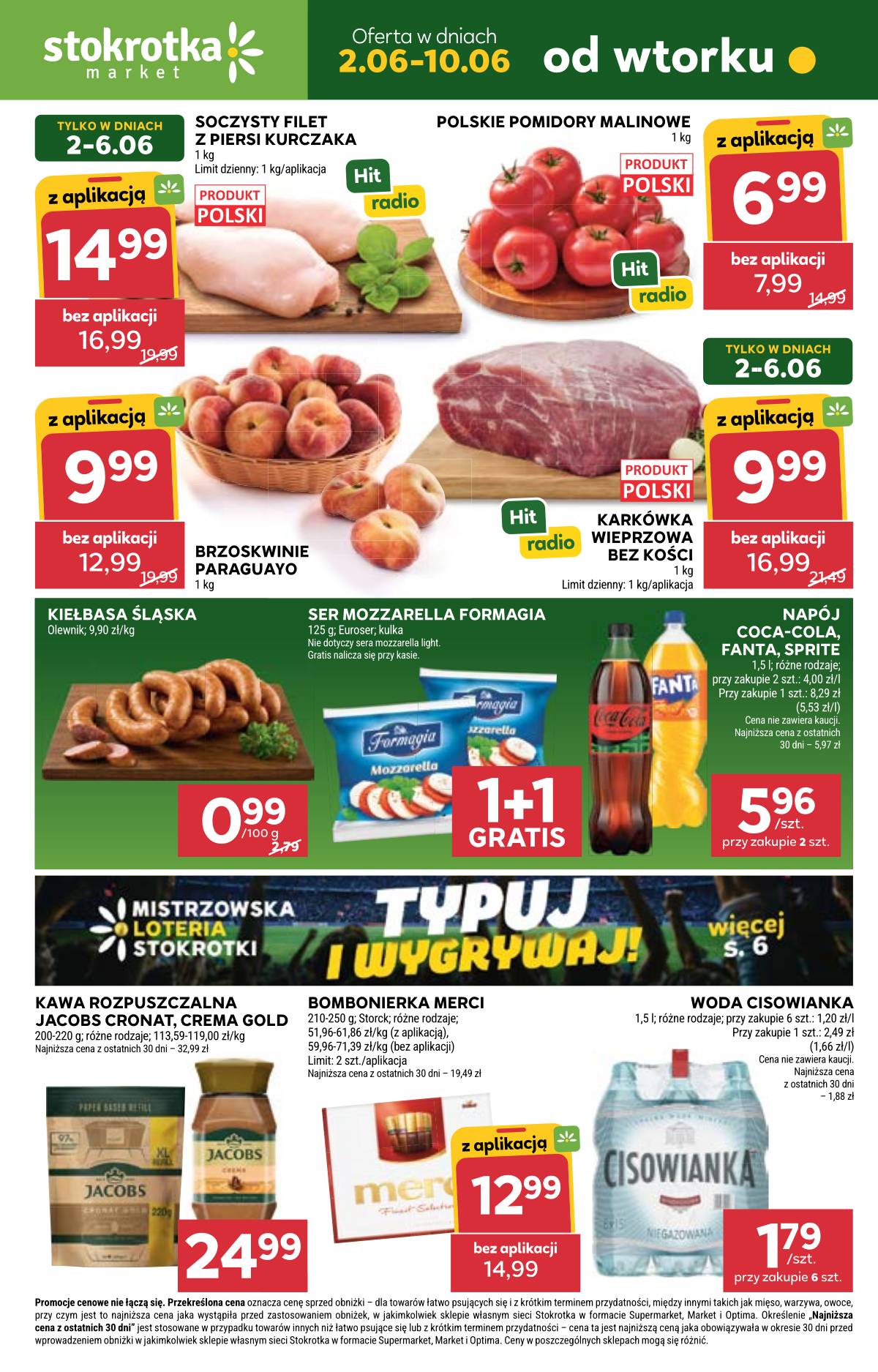 Stokrotka - Stokrotka Market akcijų leidinys 1 puslapis