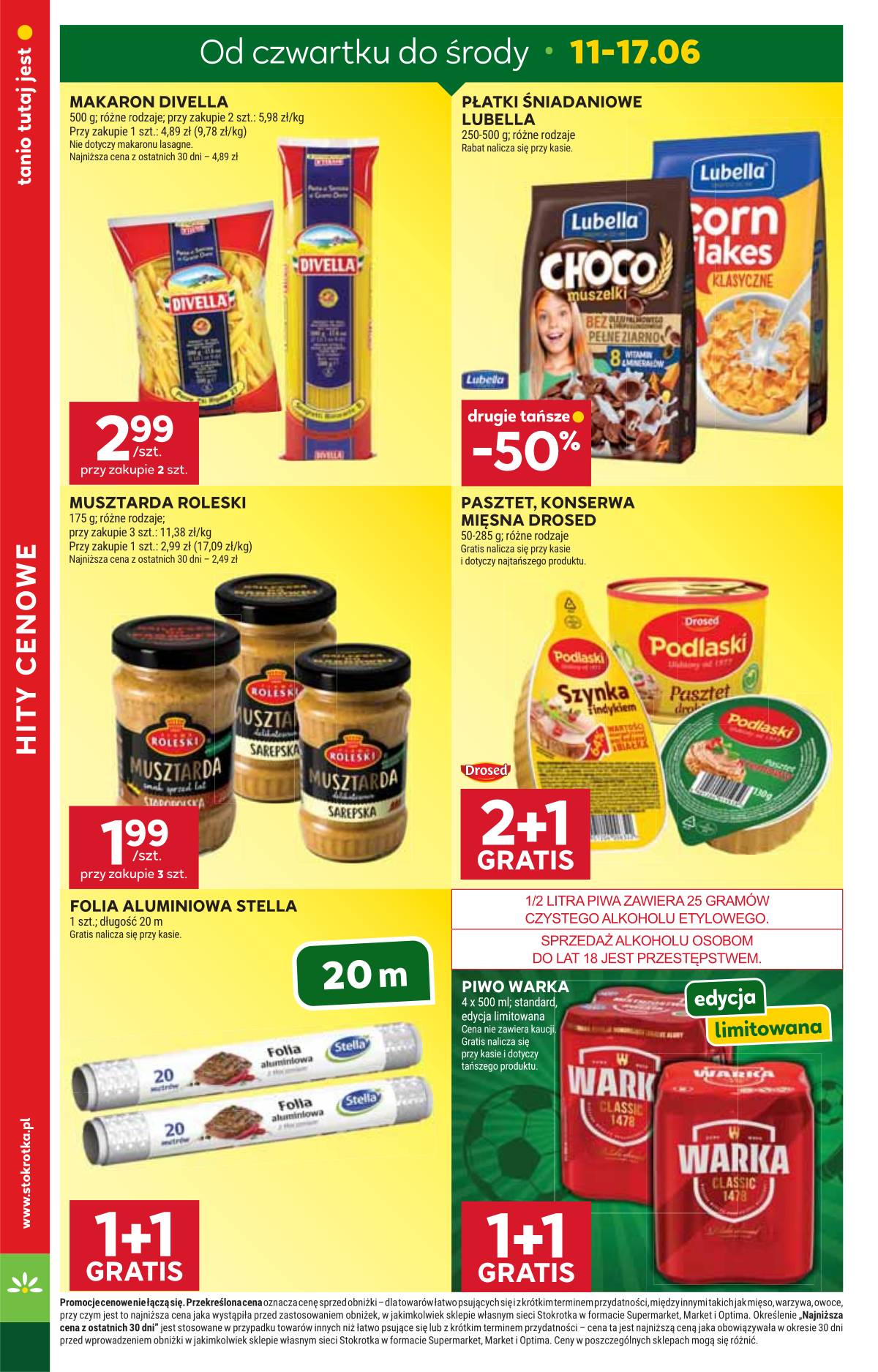 Stokrotka - Stokrotka Supermarket akcijų leidinys 4 puslapis