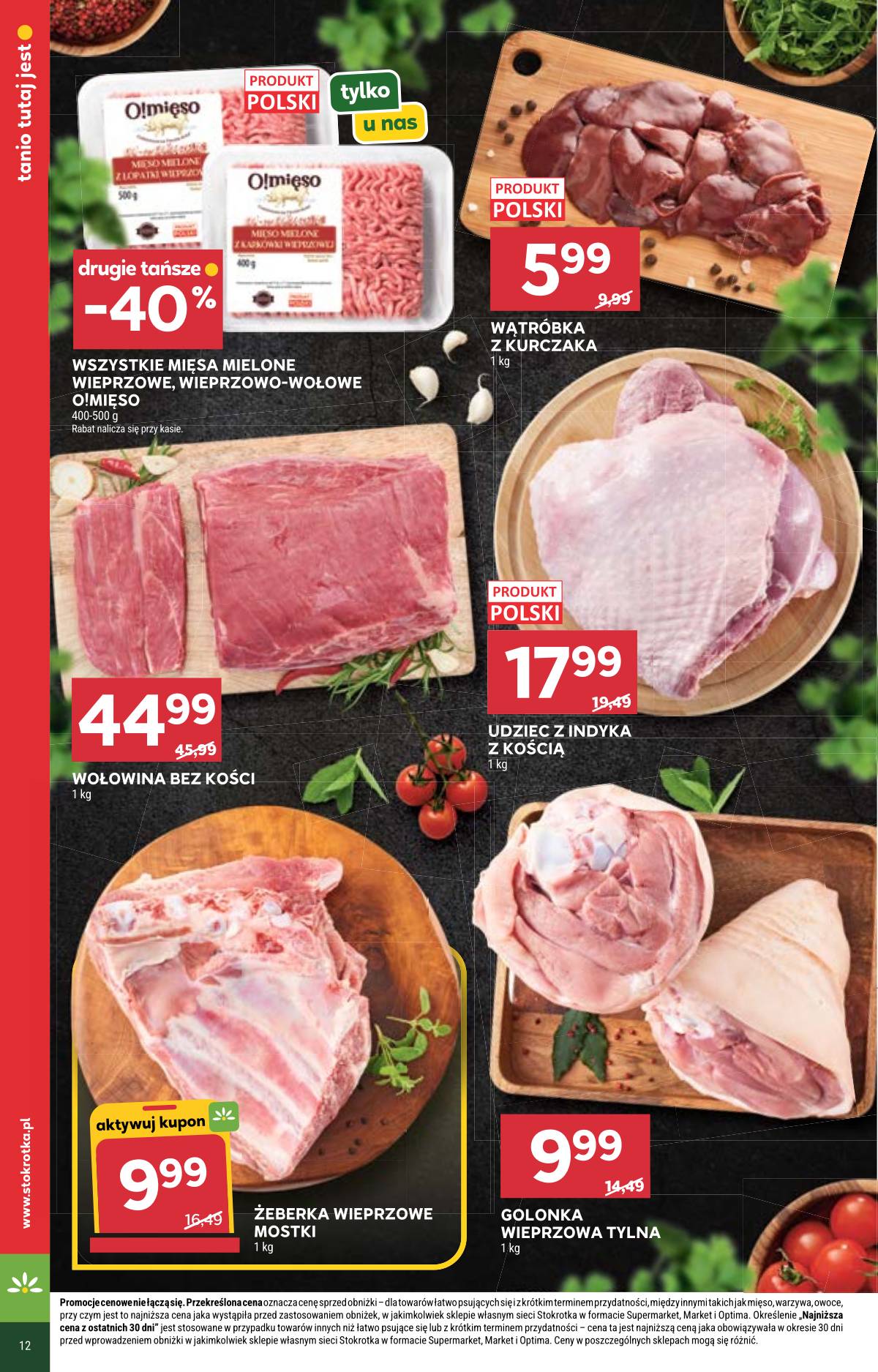 Stokrotka - Stokrotka Supermarket akcijų leidinys 12 puslapis