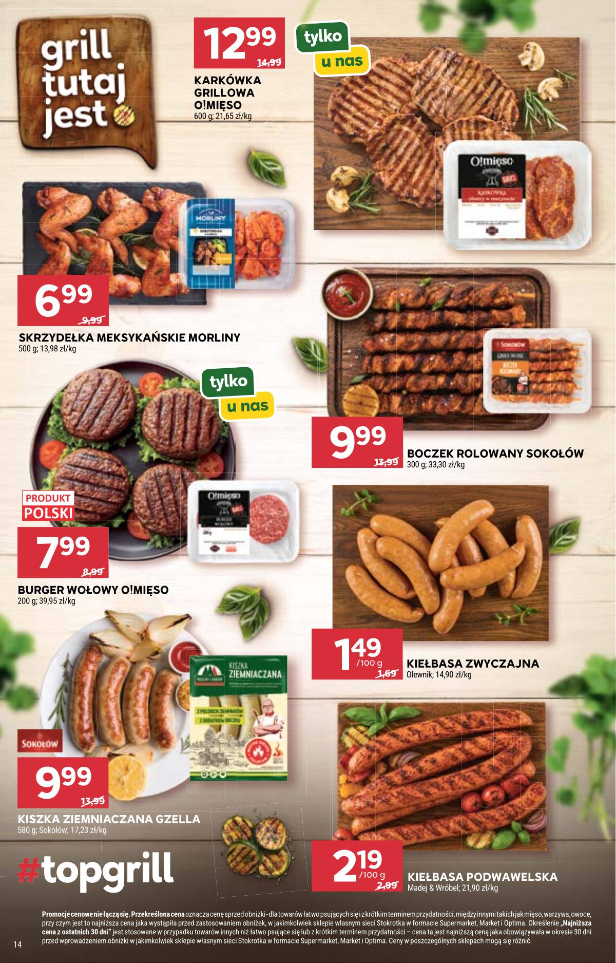 Stokrotka - Stokrotka Supermarket akcijų leidinys 14 puslapis