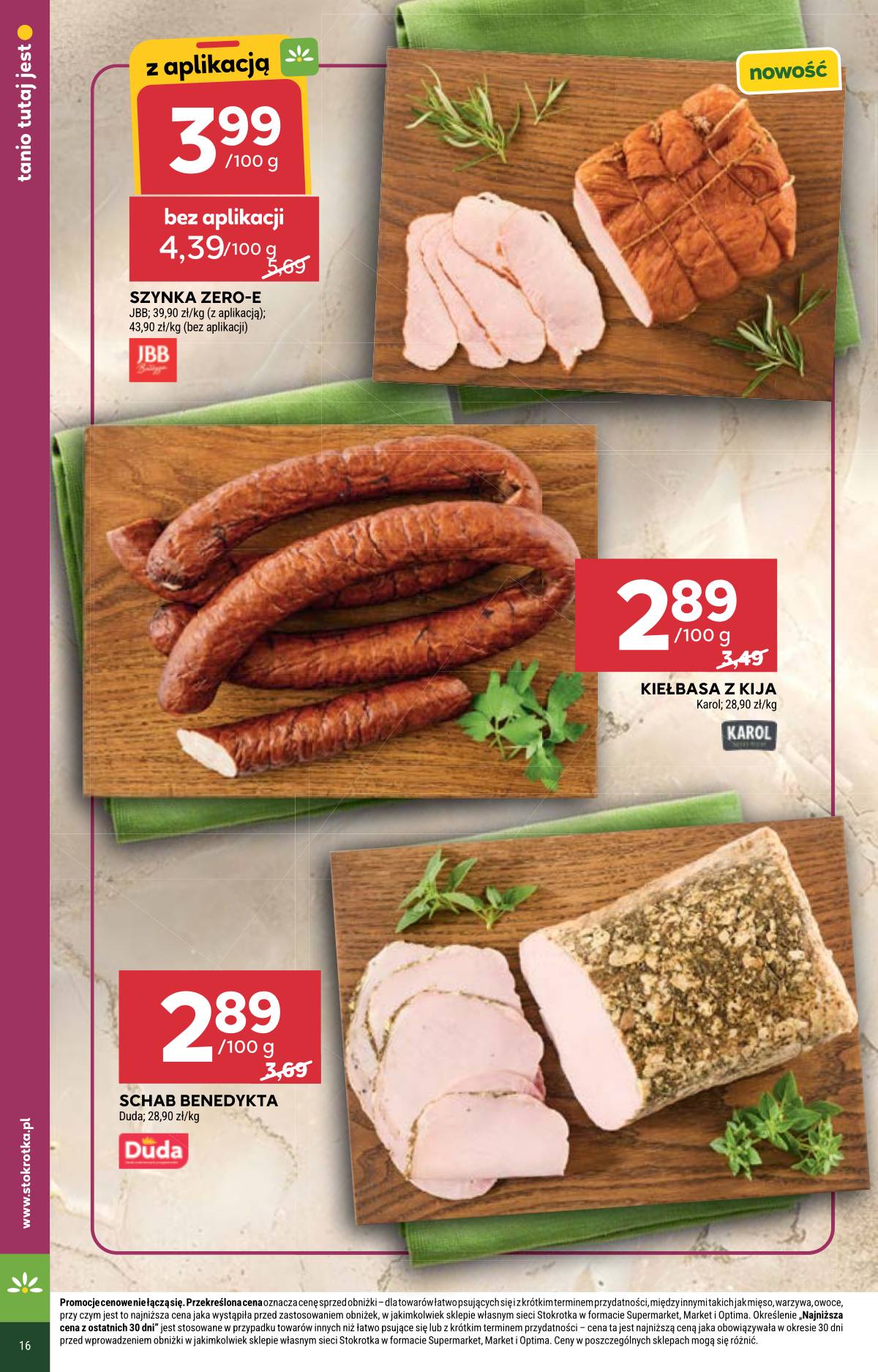Stokrotka - Stokrotka Supermarket akcijų leidinys 16 puslapis
