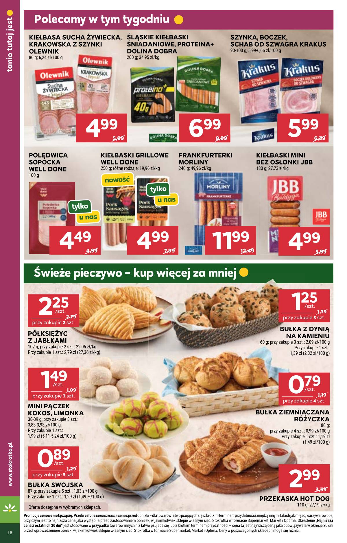 Stokrotka - Stokrotka Supermarket akcijų leidinys 18 puslapis
