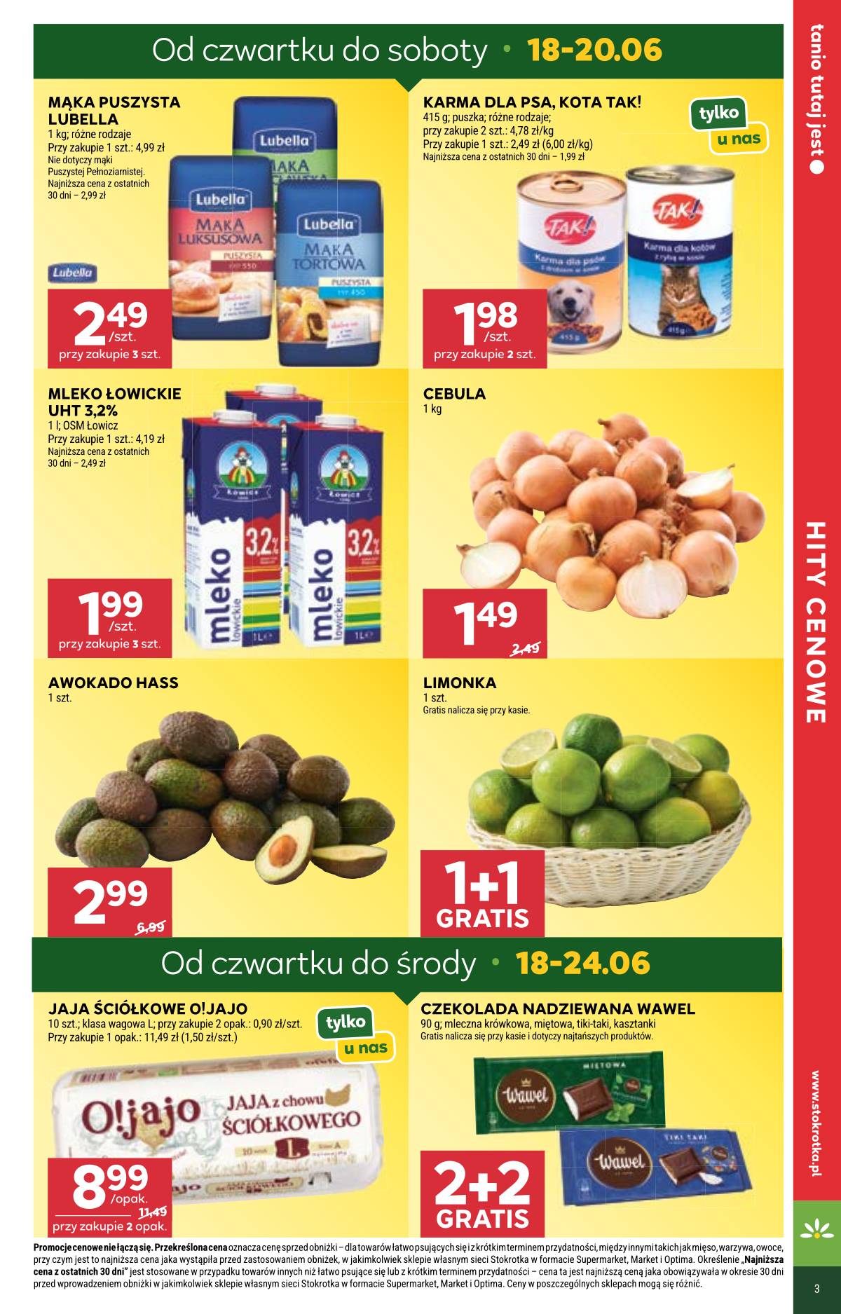 Stokrotka - Stokrotka Supermarket akcijų leidinys 3 puslapis
