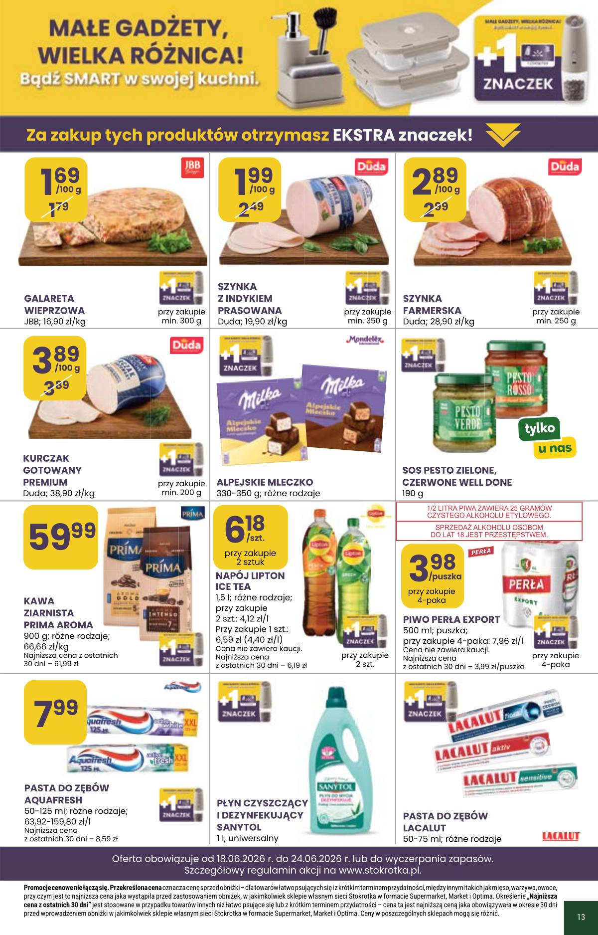 Stokrotka - Stokrotka Supermarket akcijų leidinys 39 puslapis