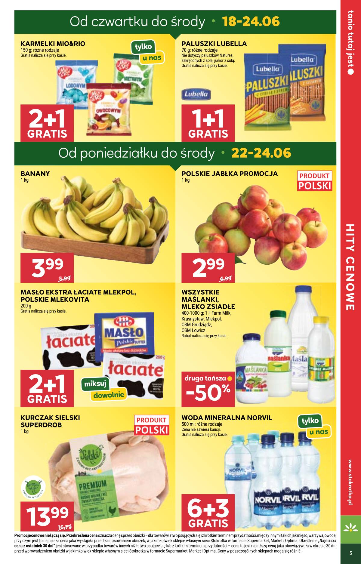 Stokrotka - Stokrotka Supermarket akcijų leidinys 5 puslapis