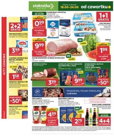 Stokrotka - Stokrotka Market akcijų leidinys 2026-06-18 – 2026-06-24