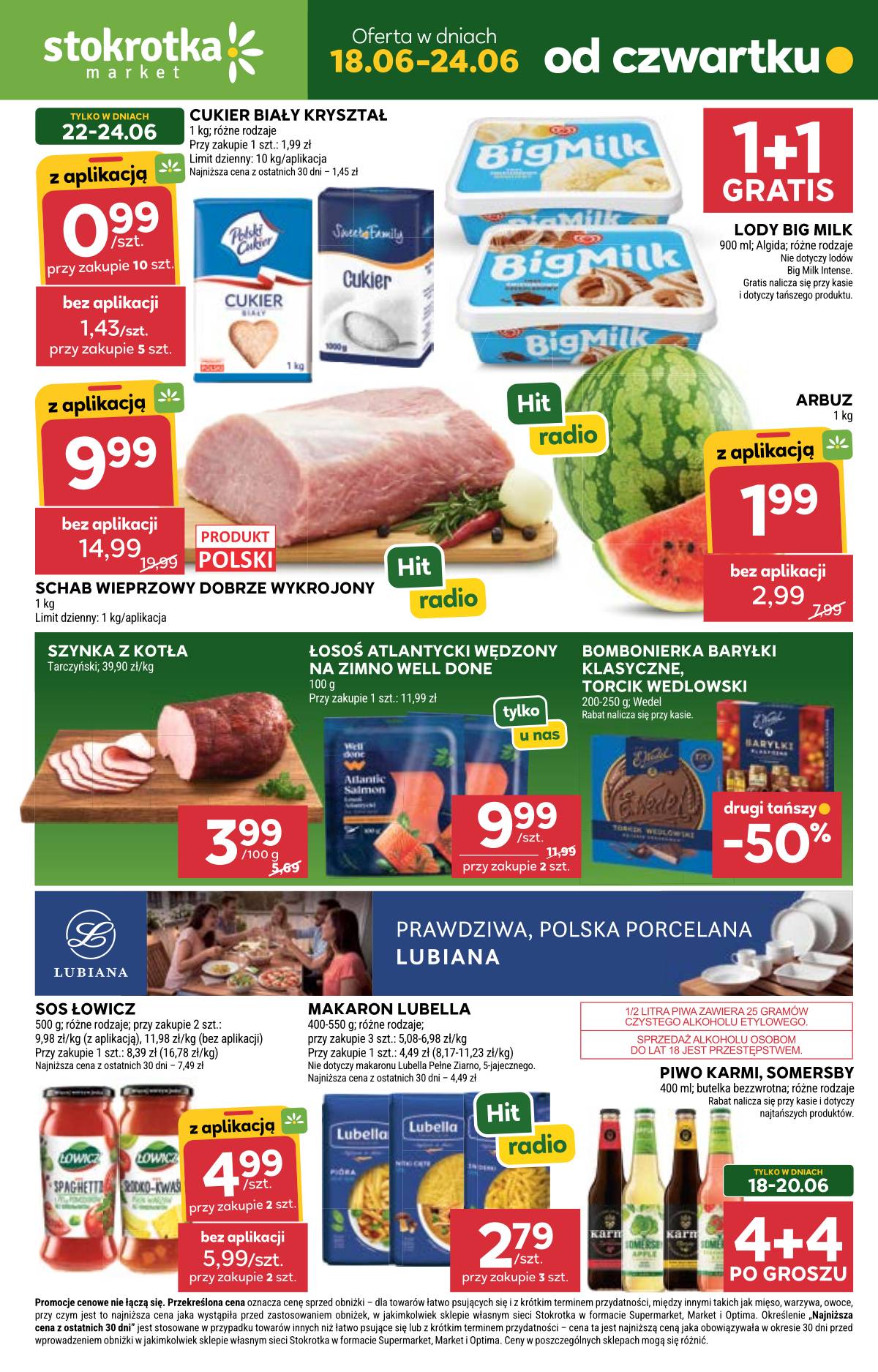 Stokrotka - Stokrotka Market akcijų leidinys 1 puslapis