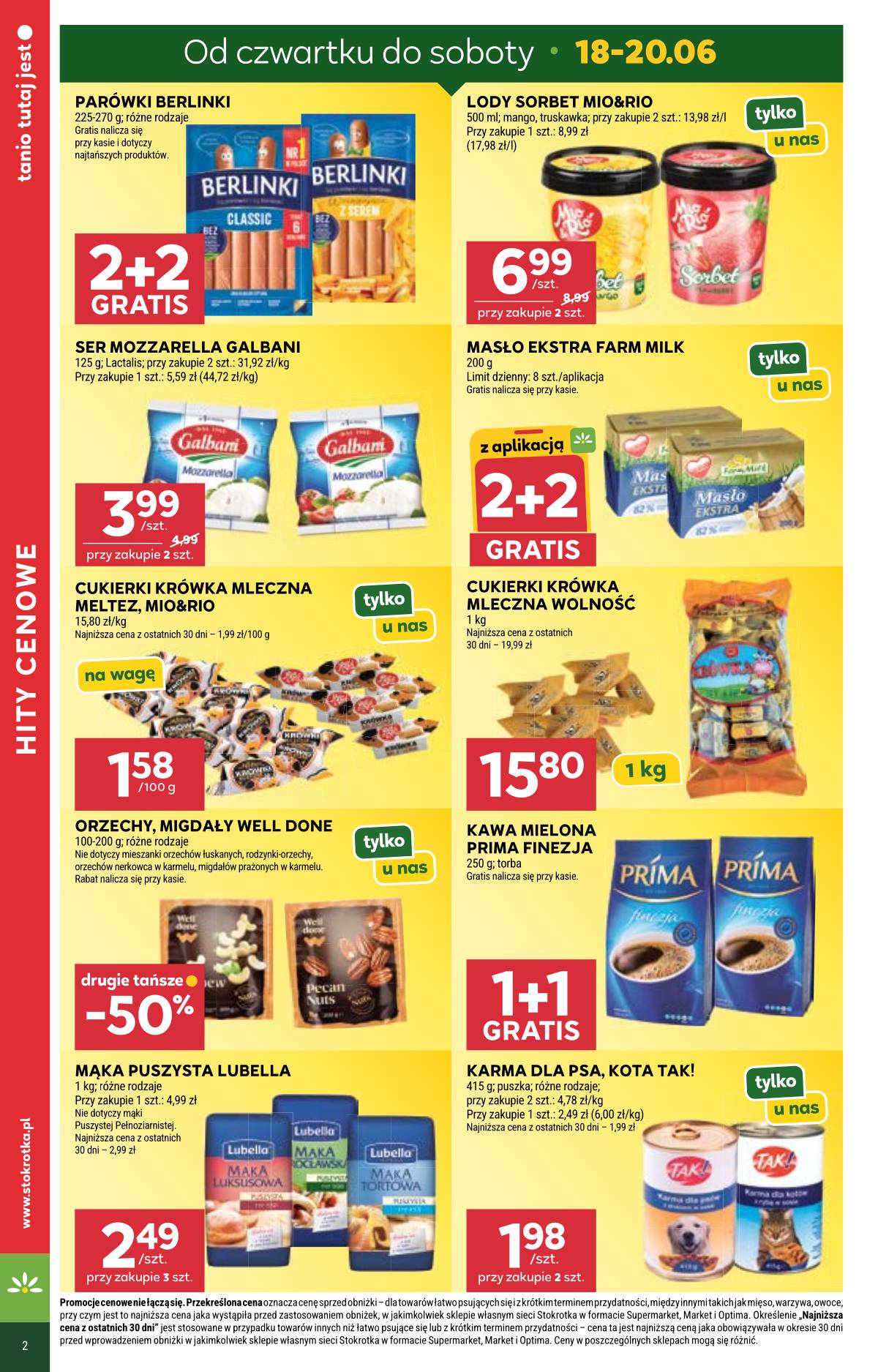 Stokrotka - Stokrotka Market akcijų leidinys 2 puslapis