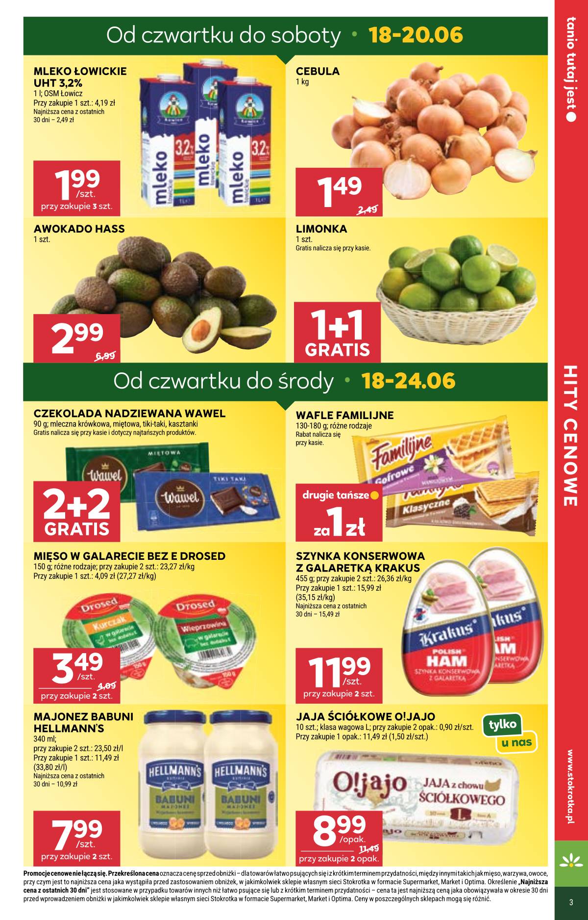 Stokrotka - Stokrotka Market akcijų leidinys 3 puslapis