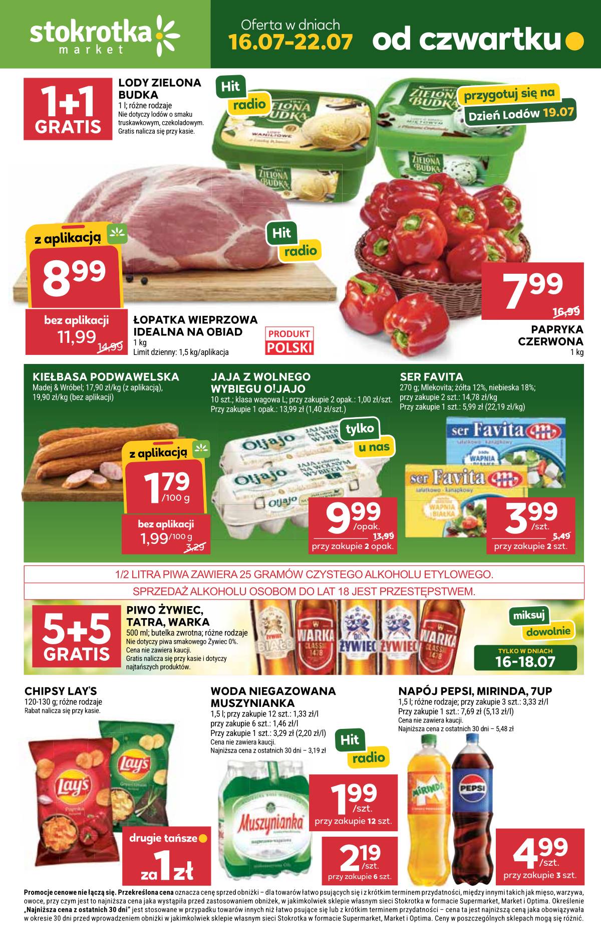 Stokrotka - Stokrotka Market akcijų leidinys 1 puslapis