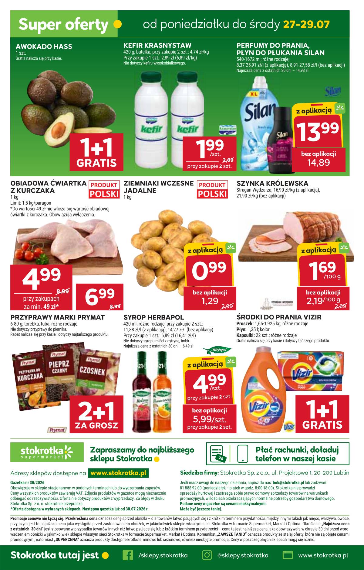 Stokrotka - Stokrotka Supermarket akcijų leidinys 50 puslapis