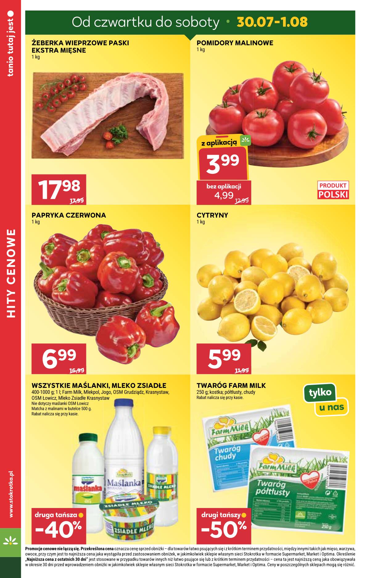 Stokrotka - Stokrotka Supermarket akcijų leidinys 4 puslapis