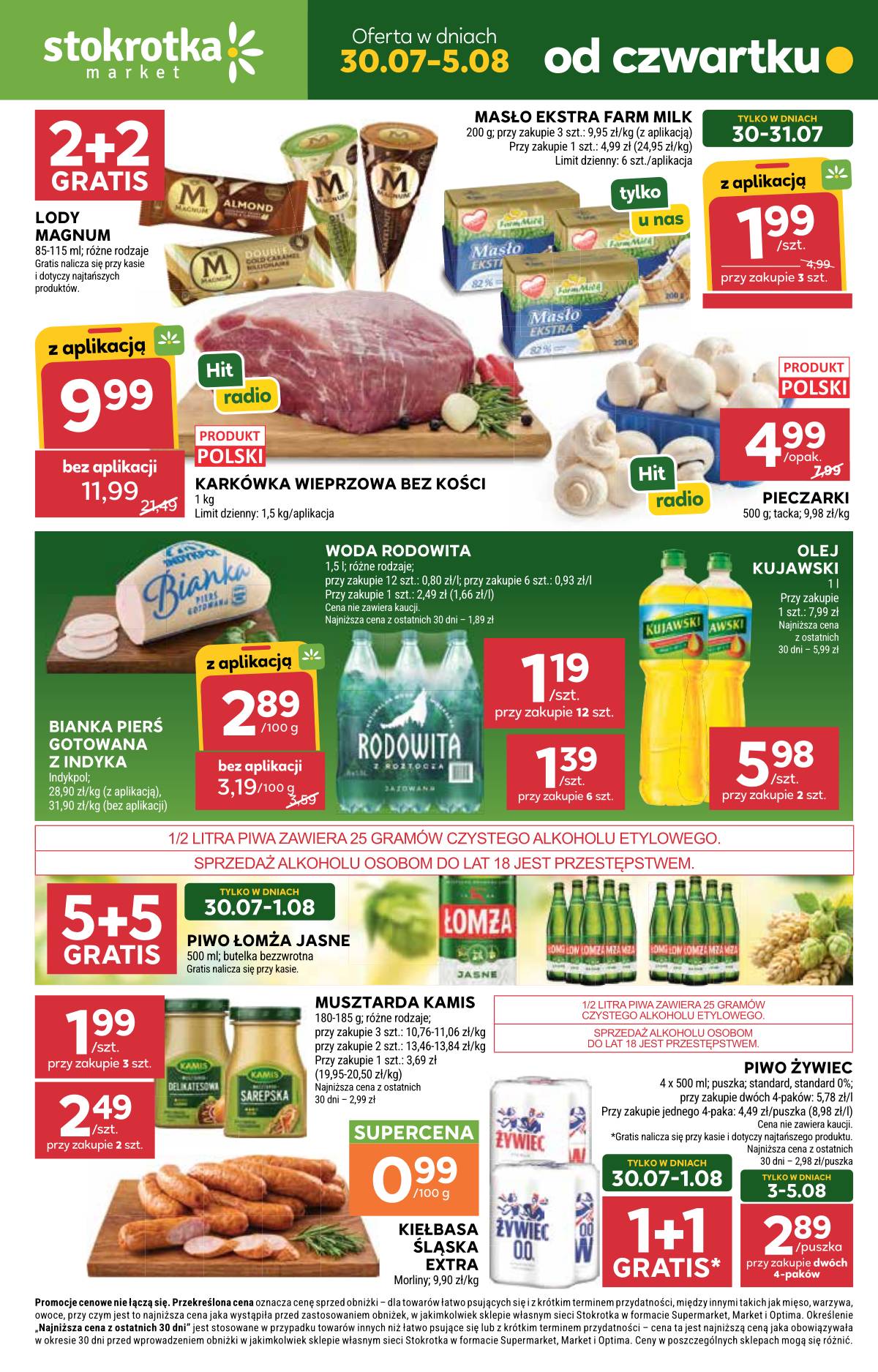 Stokrotka - Stokrotka Market akcijų leidinys 1 puslapis