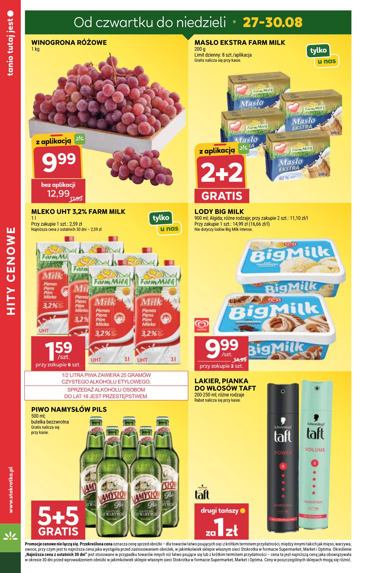 Stokrotka - Stokrotka Supermarket akcijų leidinys 4 puslapis