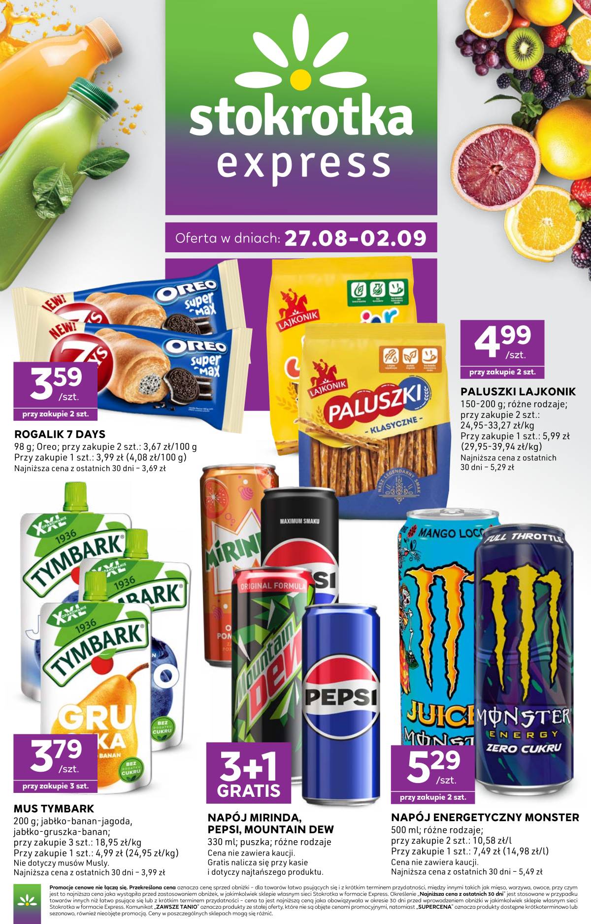 Stokrotka - Stokrotka Express akcijų leidinys 1 puslapis