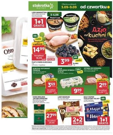 Stokrotka - Stokrotka Market akcijų leidinys 2026-09-03 – 2026-09-09