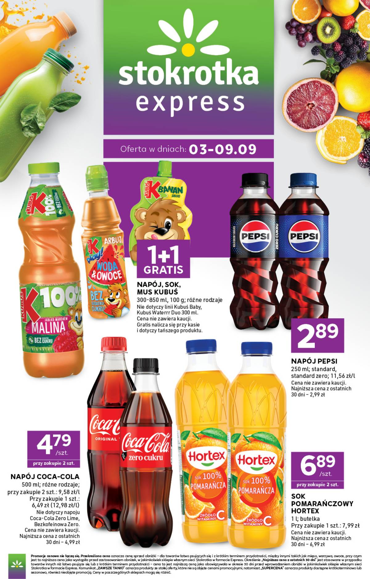 Stokrotka - Stokrotka Express akcijų leidinys 1 puslapis