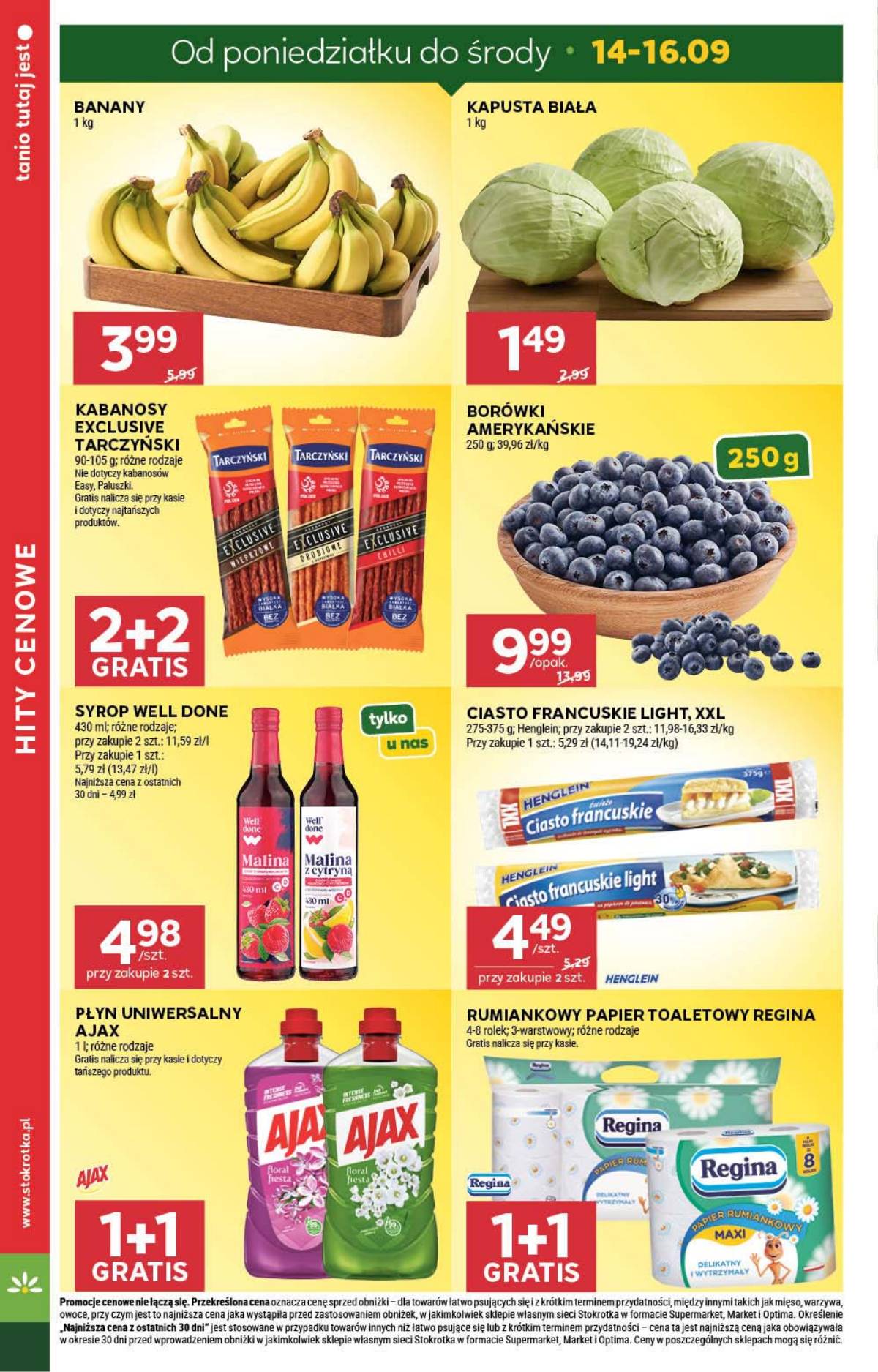 Stokrotka - Stokrotka Supermarket akcijų leidinys 10 puslapis