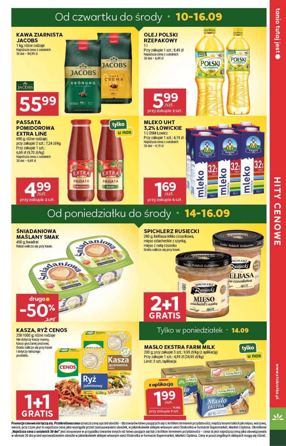 Stokrotka - Stokrotka Supermarket akcijų leidinys 9 puslapis