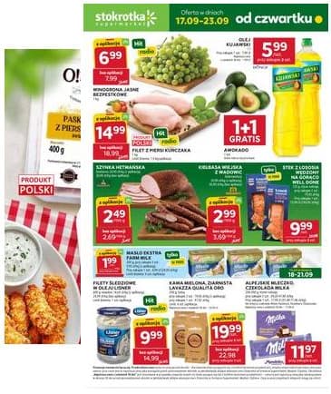 Stokrotka - Stokrotka "Supermarket" parduotuvių akcijų leidinys 2026-09-17 – 2026-09-23