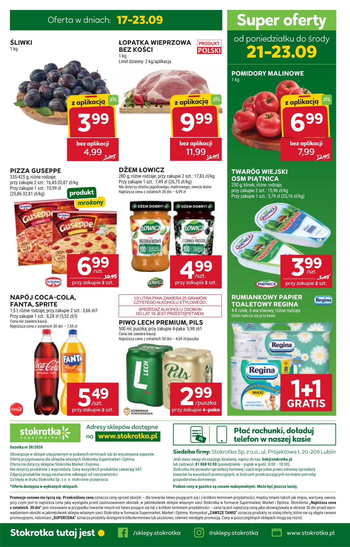 Stokrotka - Stokrotka "Supermarket" parduotuvių akcijų leidinys 45 puslapis