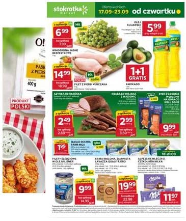 Stokrotka - Stokrotka "Market" parduotuvių akcijų leidinys 2026-09-17 – 2026-09-23