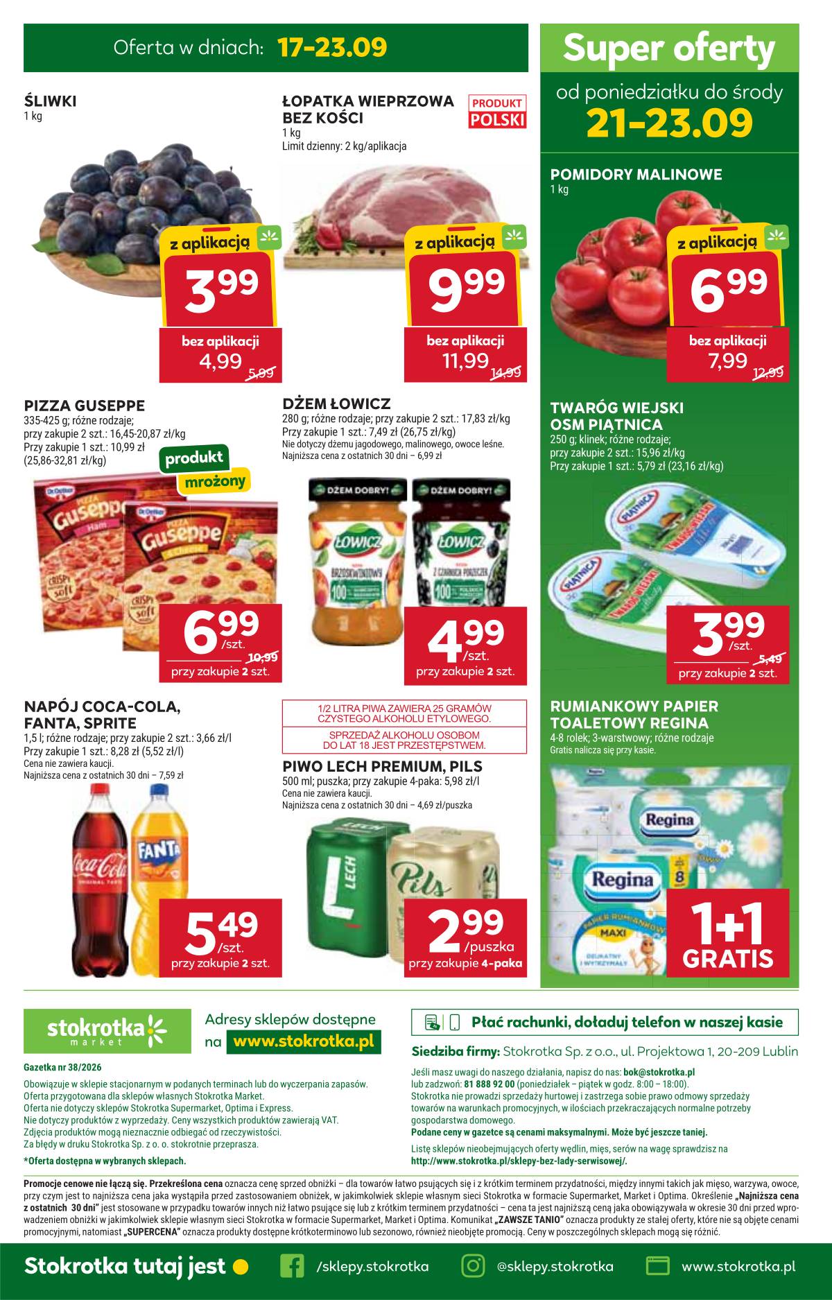 Stokrotka - Stokrotka "Market" parduotuvių akcijų leidinys 35 puslapis