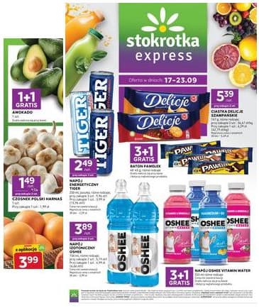 Stokrotka - Stokrotka "Express" parduotuvių akcijų leidinys 2026-09-17 – 2026-09-23