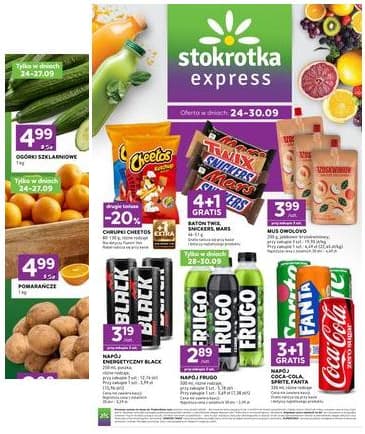 Stokrotka - Stokrotka "Express" parduotuvių akcijų leidinys 2026-09-24 – 2026-09-30