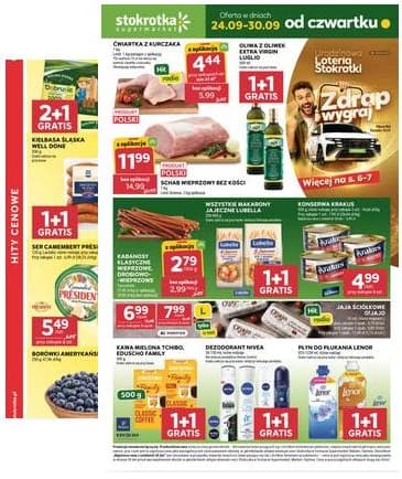 Stokrotka - Stokrotka "Supermarket" parduotuvių akcijų leidinys 2026-09-24 – 2026-09-30