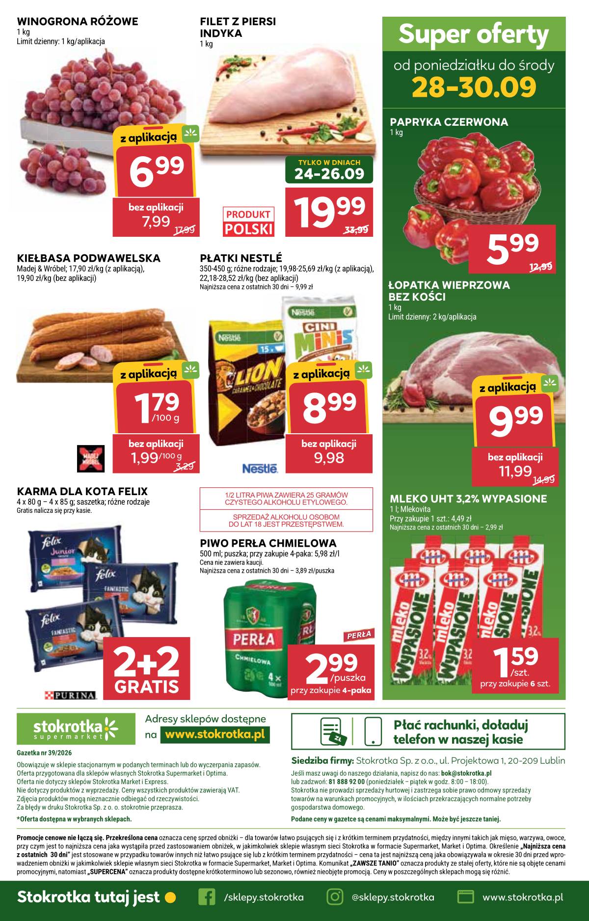 Stokrotka - Stokrotka "Supermarket" parduotuvių akcijų leidinys 42 puslapis