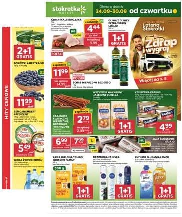 Stokrotka - Stokrotka "Market" parduotuvių akcijų leidinys 2026-09-24 – 2026-09-30