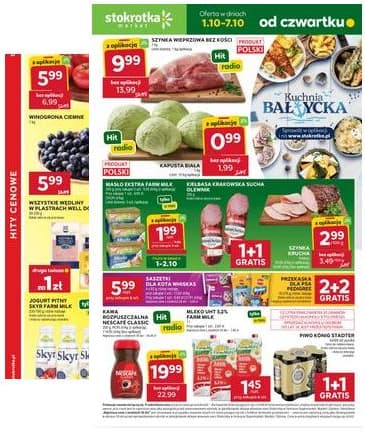 Stokrotka - Stokrotka "Market" parduotuvių akcijų leidinys 2026-10-01 – 2026-10-07