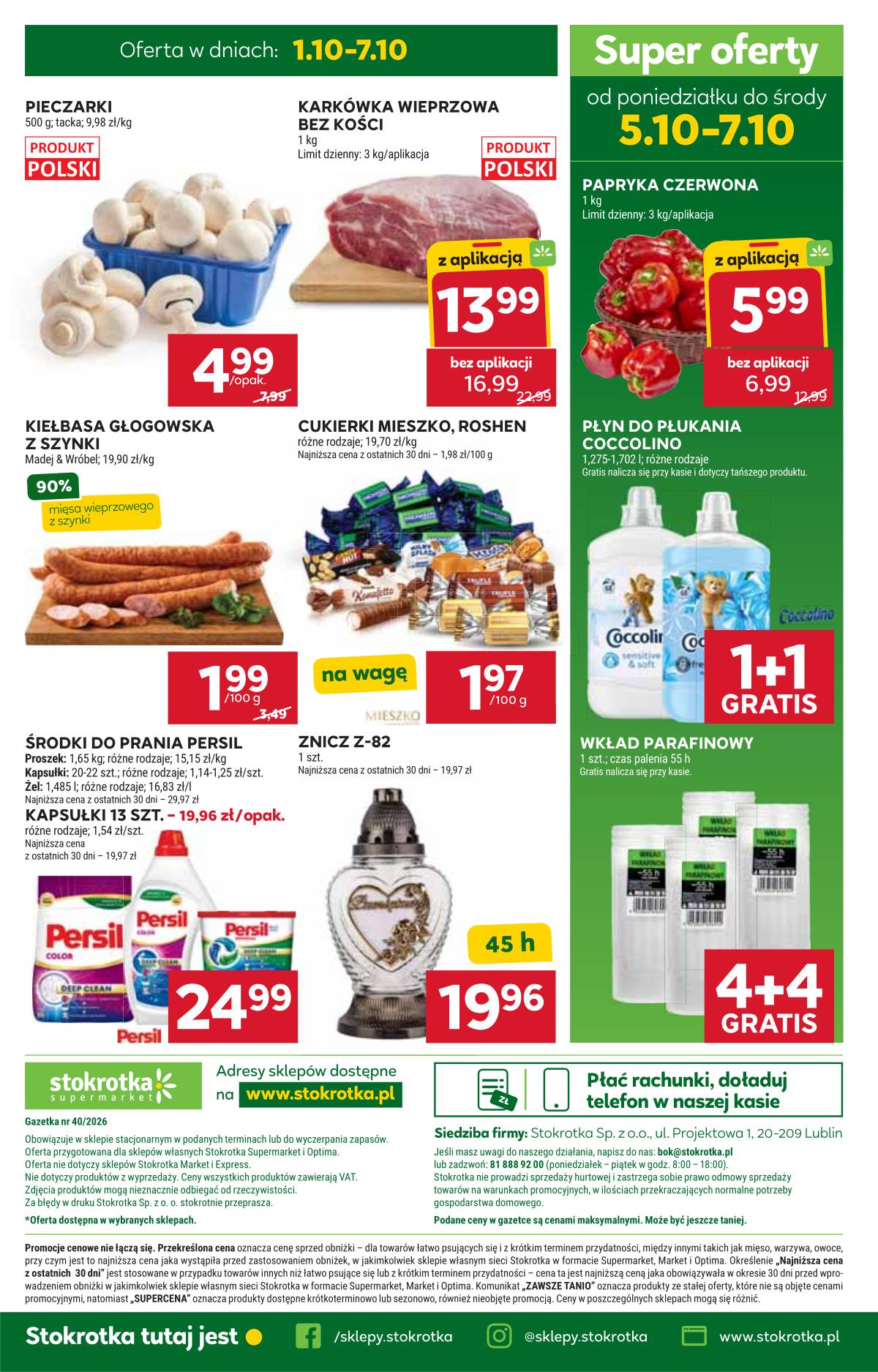 Stokrotka - Stokrotka "Supermarket" parduotuvių akcijų leidinys 51 puslapis
