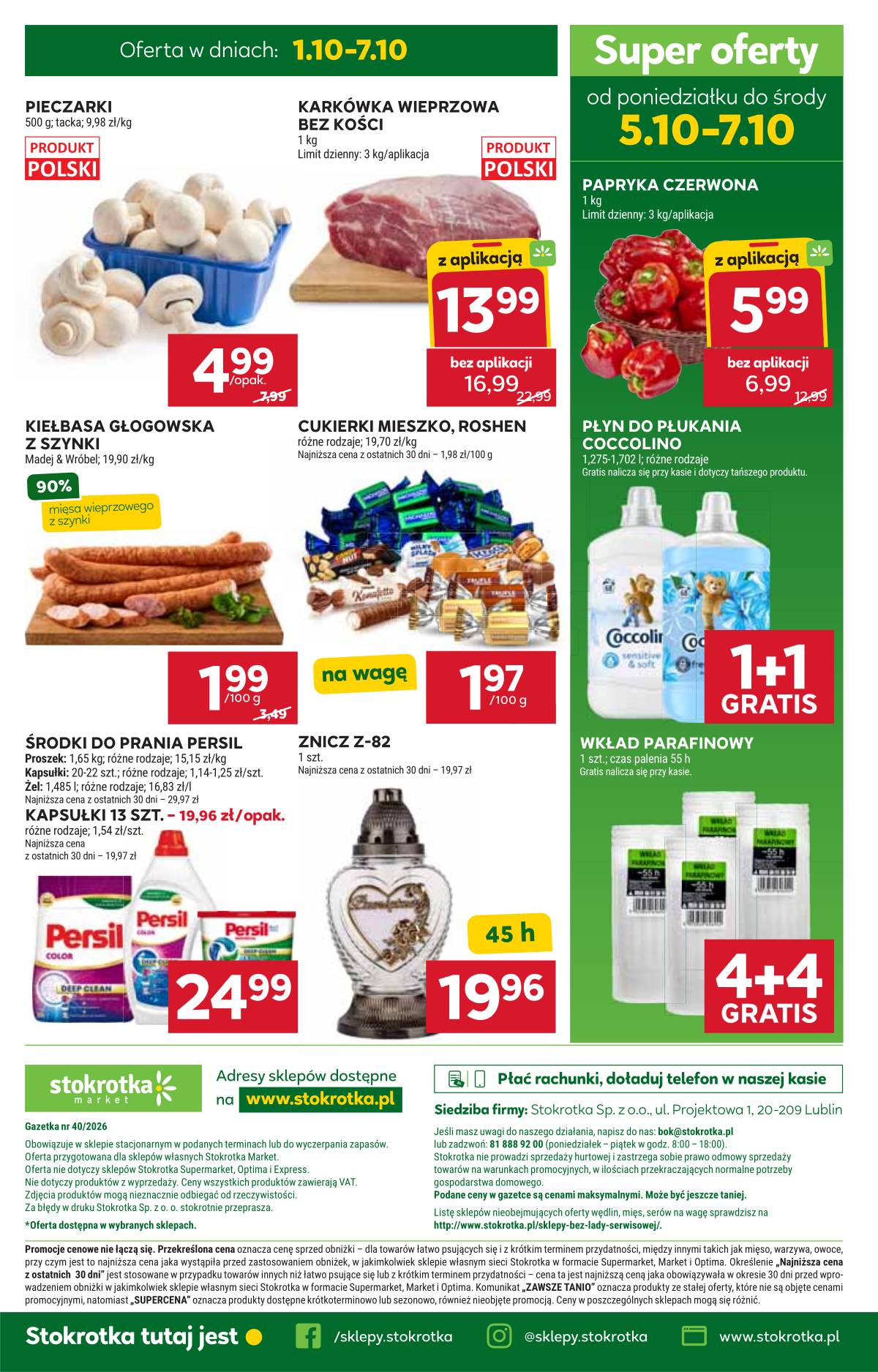 Stokrotka - Stokrotka "Market" parduotuvių akcijų leidinys 38 puslapis
