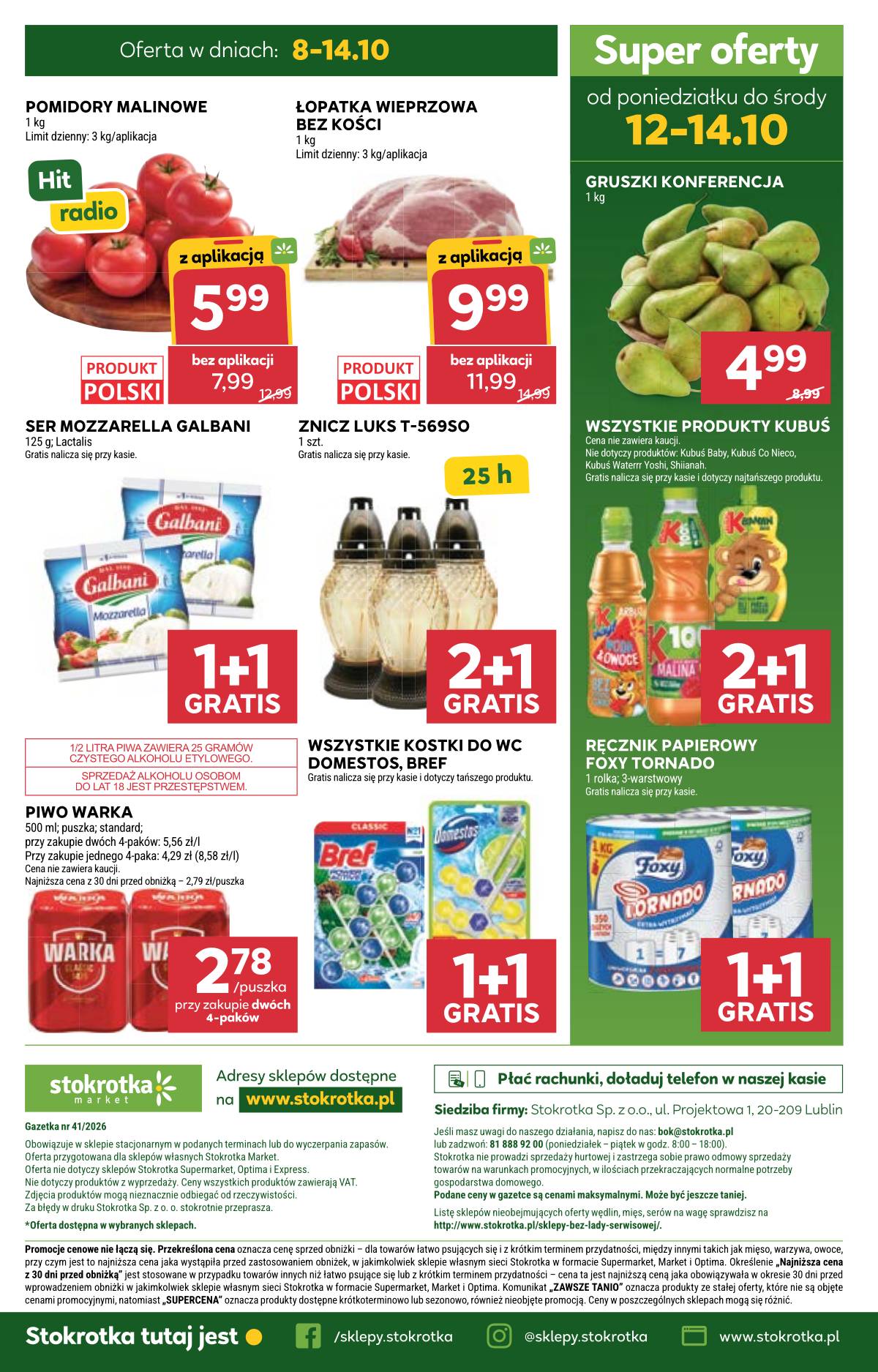 Stokrotka - Stokrotka "Market" parduotuvių akcijų leidinys 31 puslapis