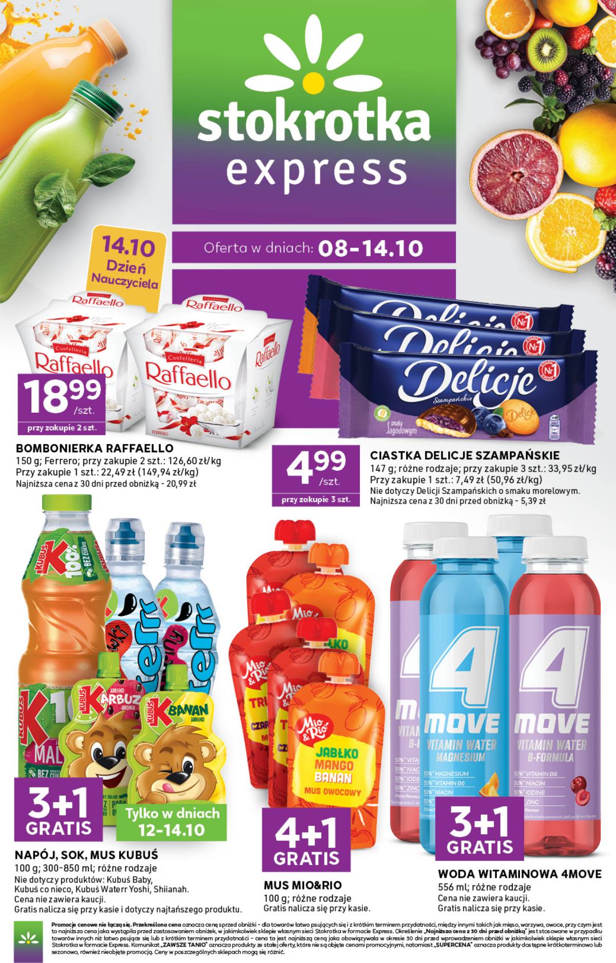 Stokrotka - Stokrotka "Express" parduotuvių akcijų leidinys 1 puslapis