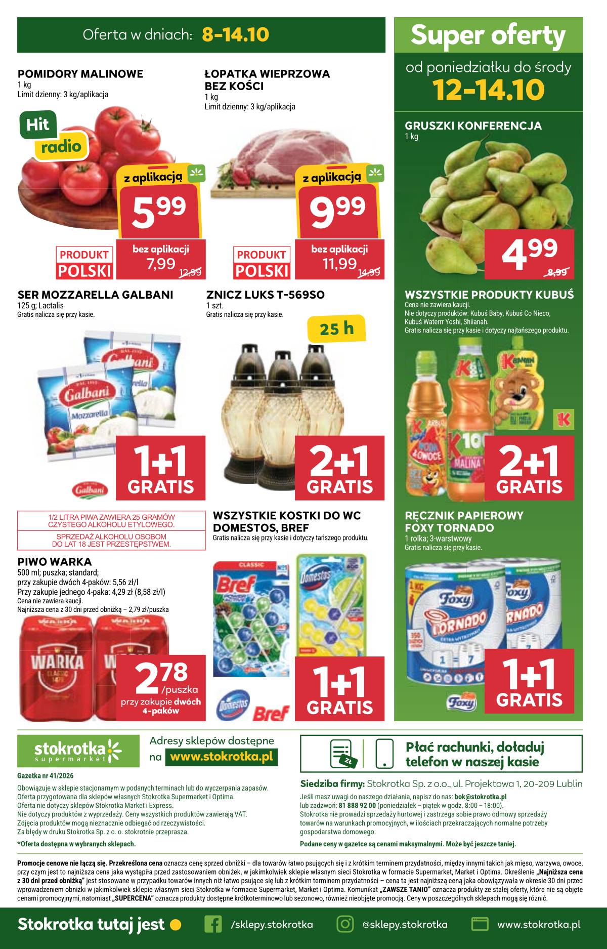 Stokrotka - Stokrotka "Supermarket" parduotuvių akcijų leidinys 50 puslapis