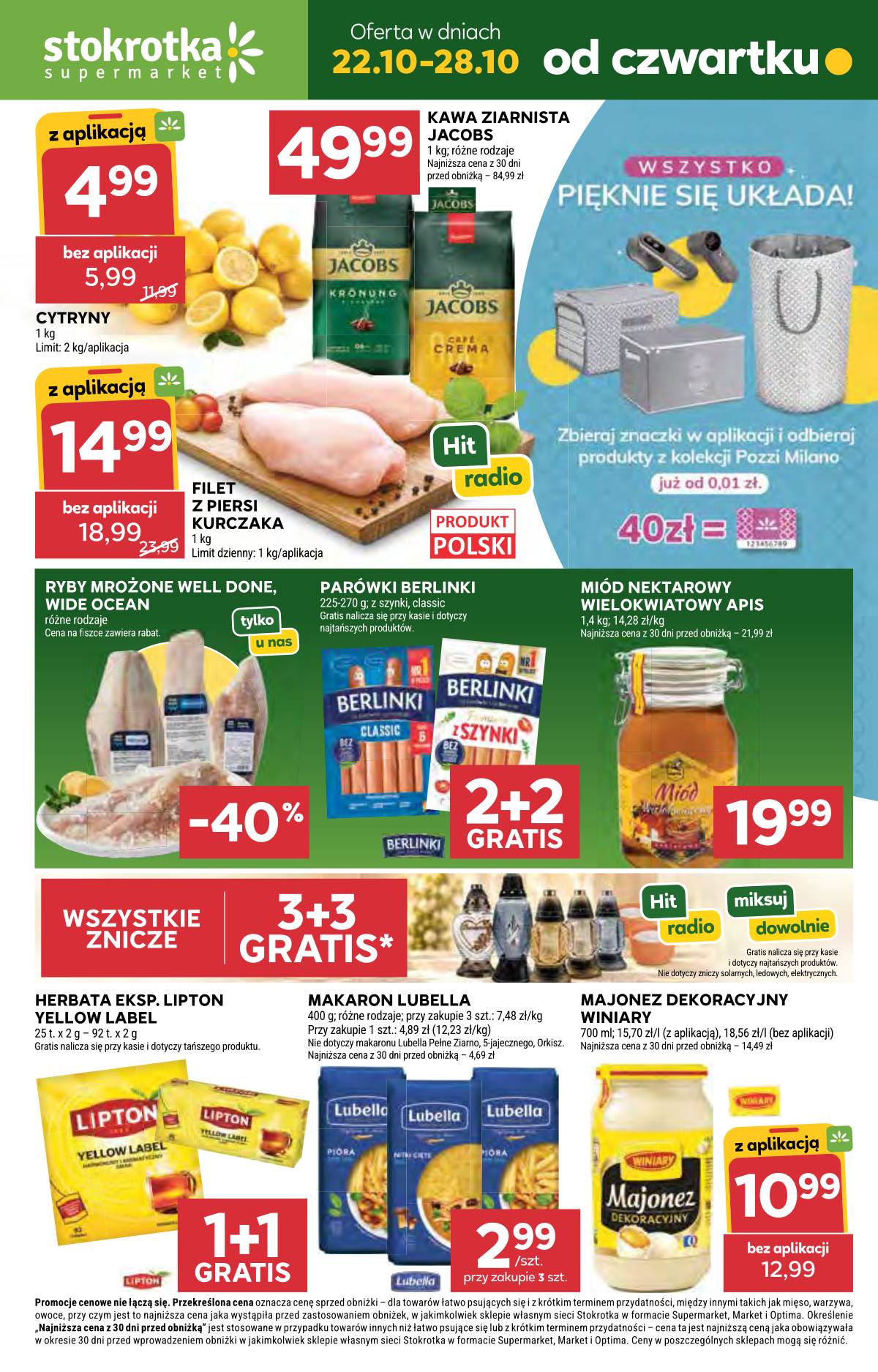 Stokrotka - Stokrotka "Supermarket" parduotuvių akcijų leidinys 1 puslapis