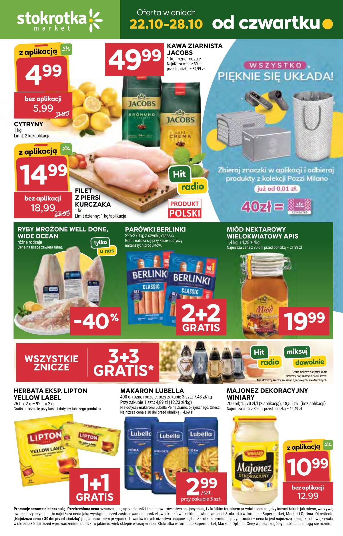 Stokrotka - Stokrotka "Market" parduotuvių akcijų leidinys 1 puslapis