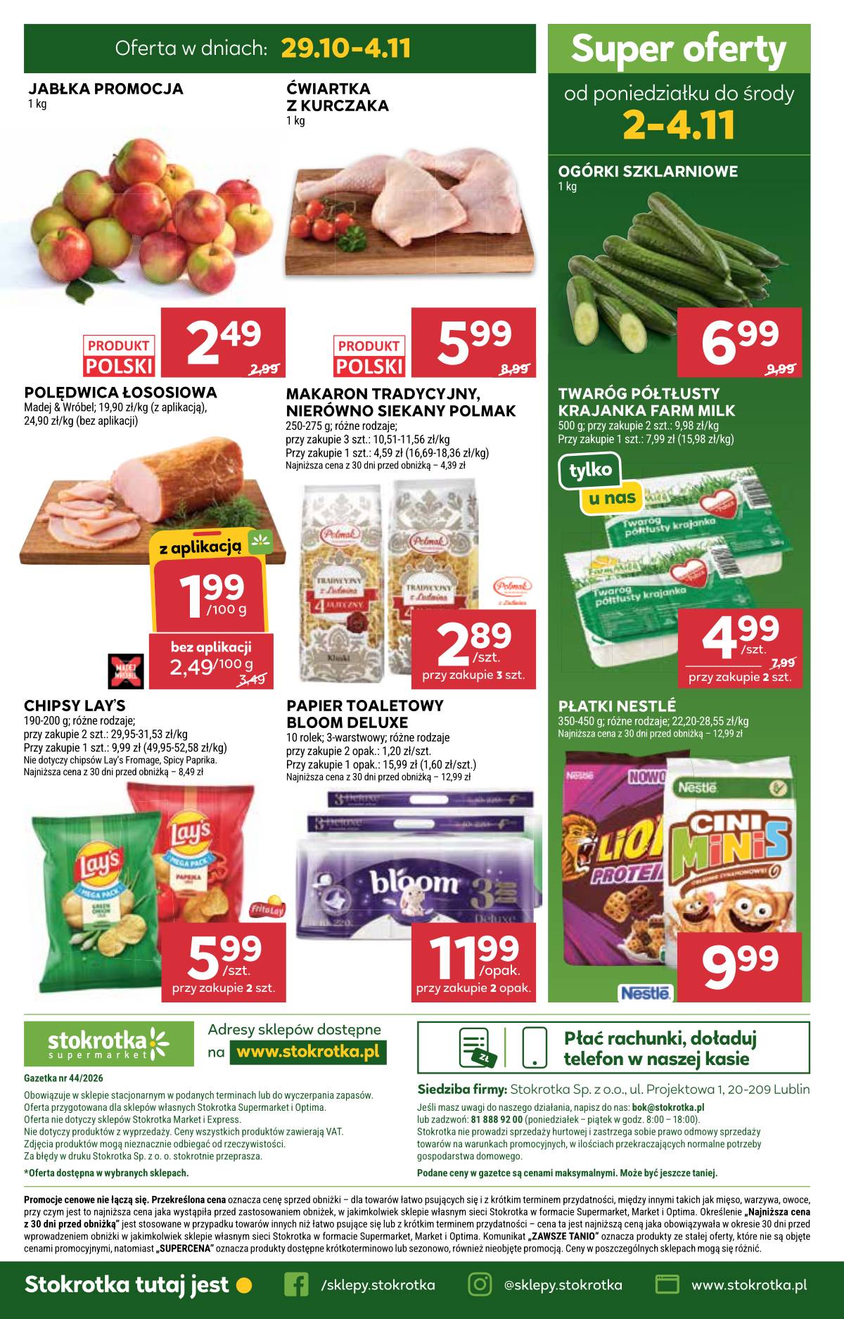 Stokrotka - Stokrotka "Supermarket" parduotuvių akcijų leidinys 58 puslapis