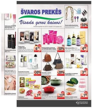 Švaros Prekės - Švaros prekės akcijų leidinys 2025-09-01 – 2025-09-30